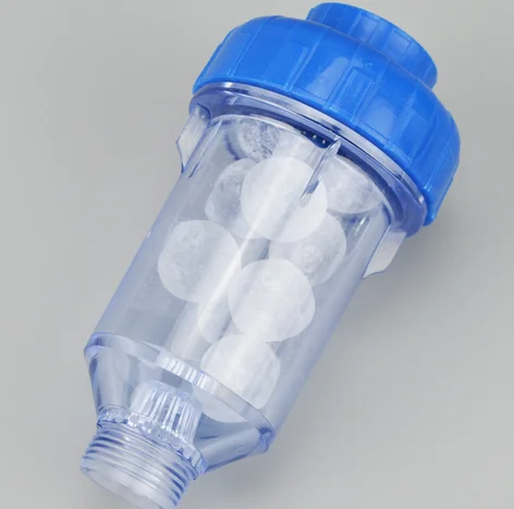 Plastic Siliphos filter with antiscalant balls for washing machine