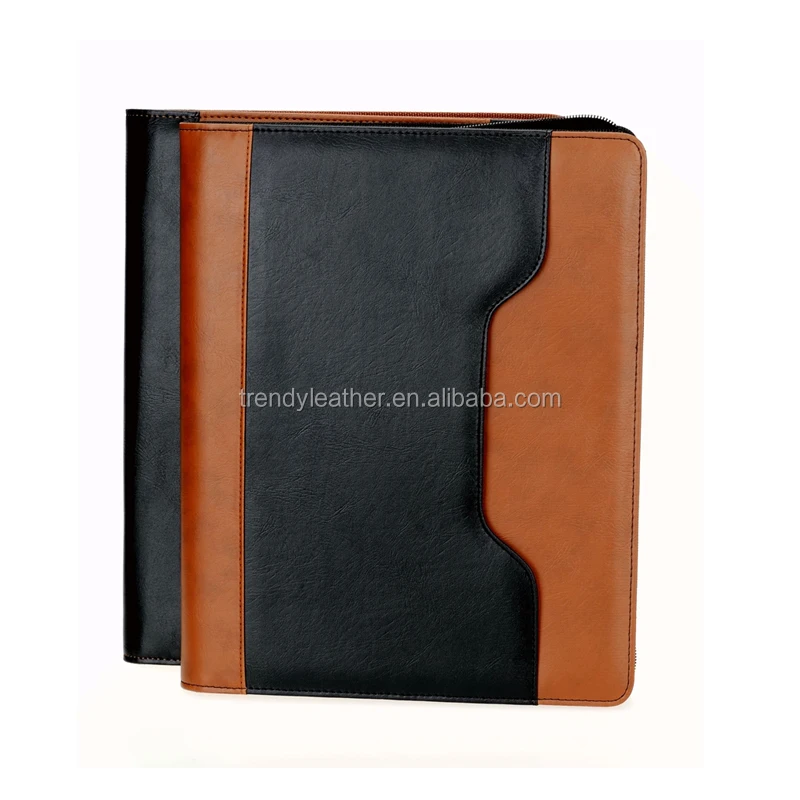 Patchwork A4 Leather Conference Folder Document Bag PU