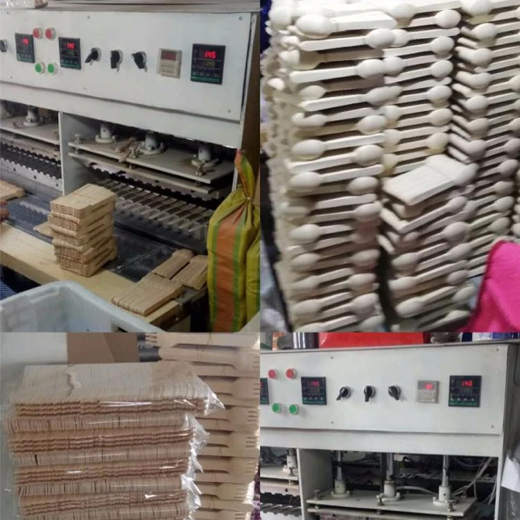 
Wood spoon forming machine/wood fork forming machine/wooden cutlery making machine 