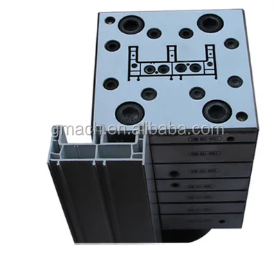 Gmach UPVC PVC WPC profile extrusion window mould/window frame moulding design and custom