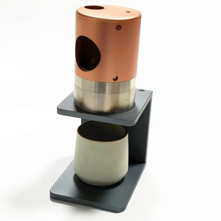 OEM aluminum alloy spare machine cnc milling .coffee shell 5-axis