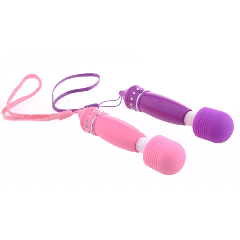 Mini handheld cordless wand massager powerful wand vibrator with hanging set travel gift electric massager