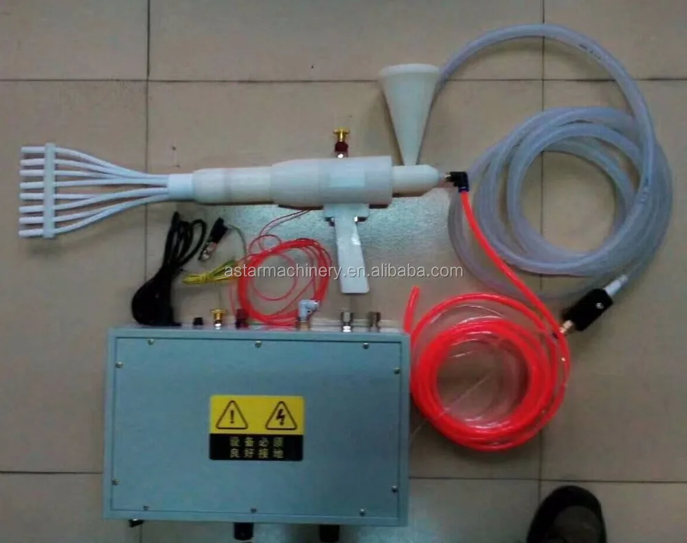 Tribo powder coating machine