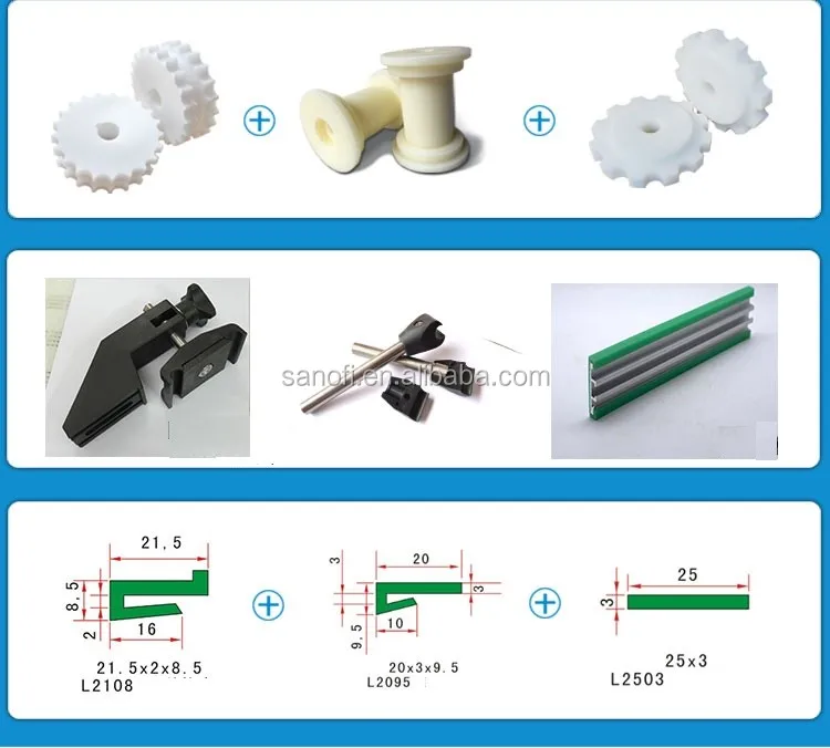 China small mini plastic chain straight conveyor belt