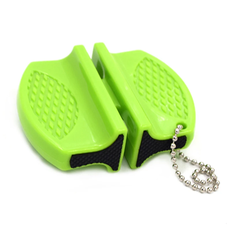 Promotional colorful knife sharpener 2 stage mini knife sharpener