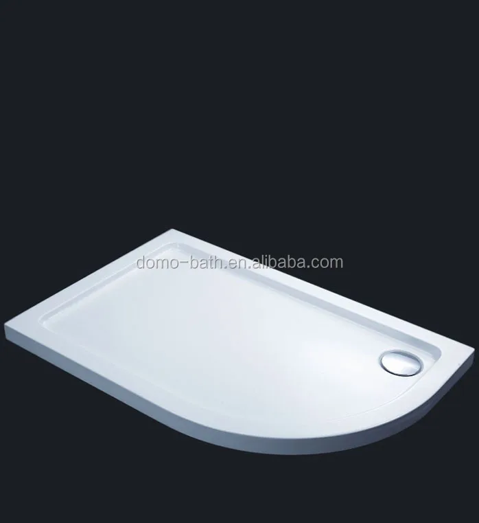 DOMO Custom made fiberglass oval shower tray,SMC shower tray,shower base