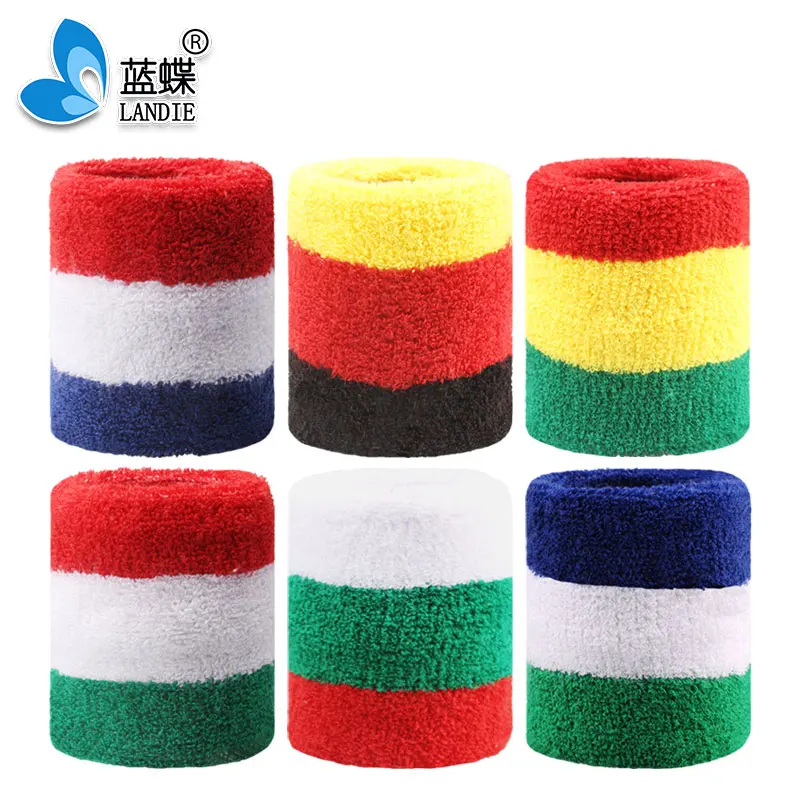 Sports Cotton Sweatband Wrist Band Sweat Band Wristband