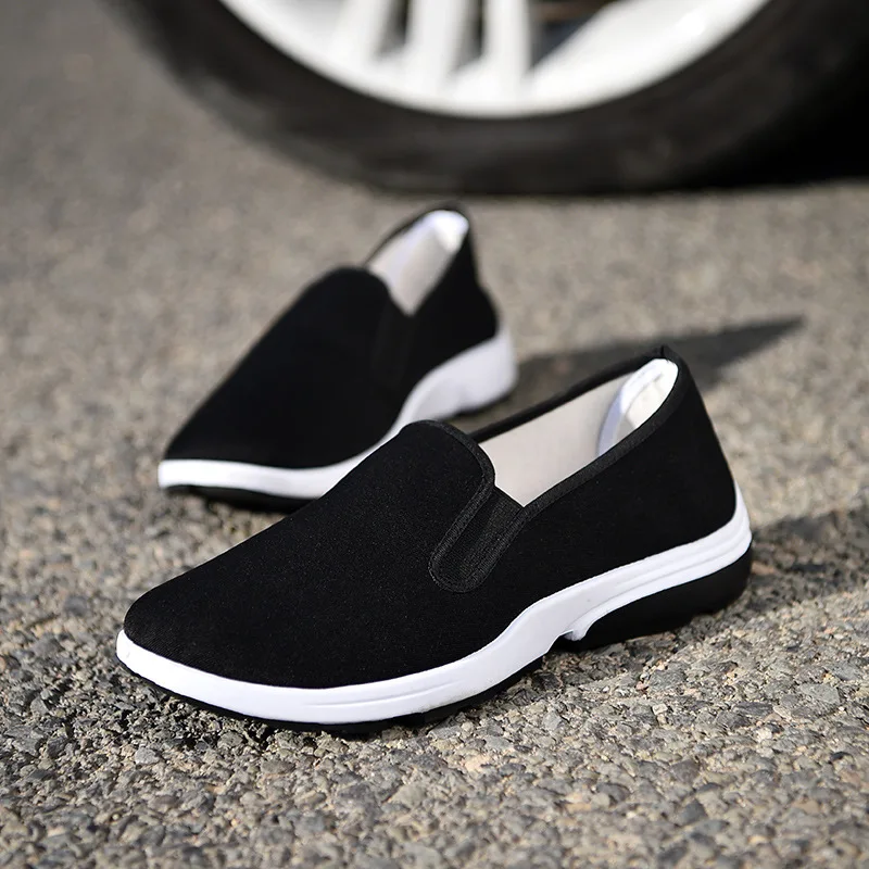 Men Outdoor non-slip Thick sole Casual Canvas Shoes