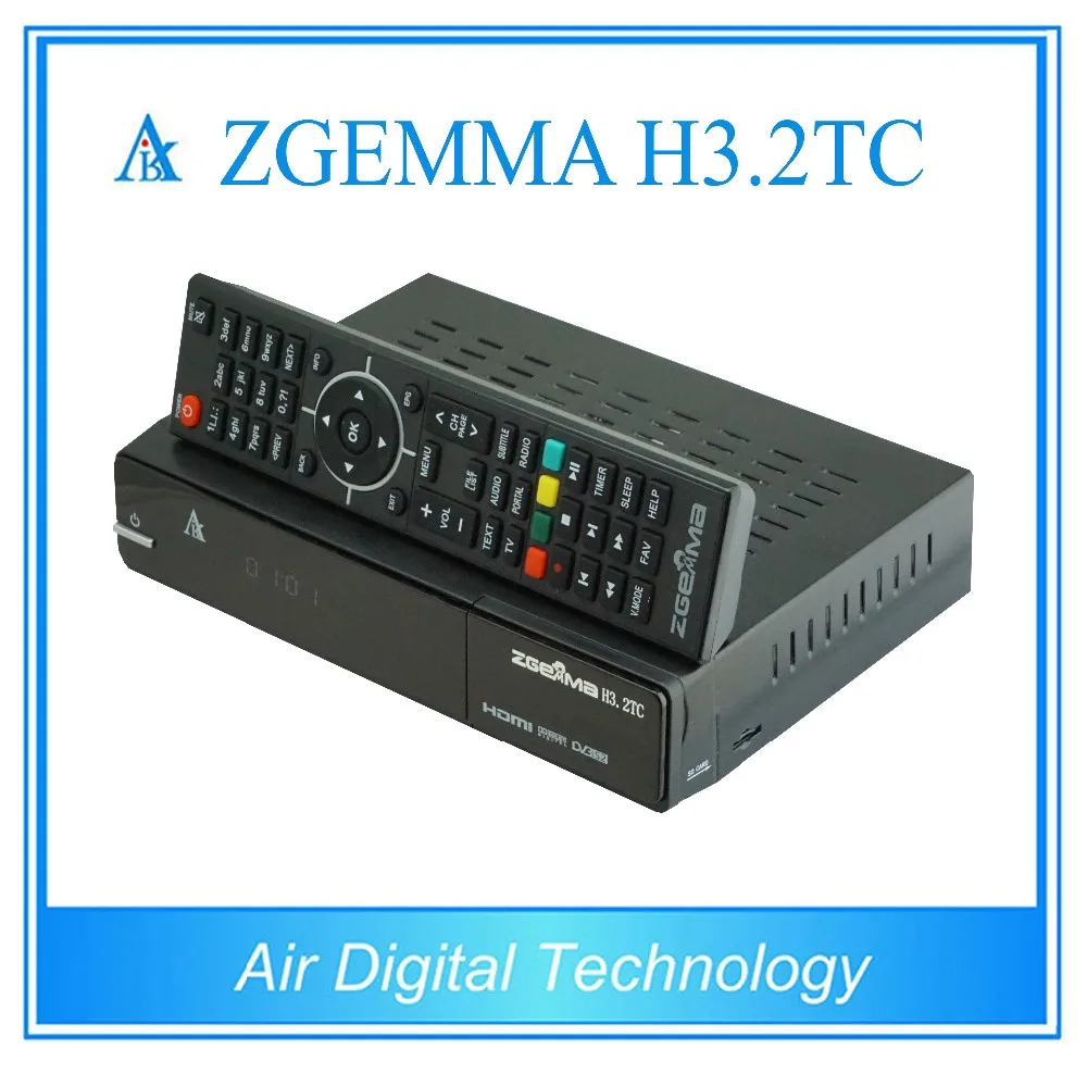 Worldwide Multistream Decoder Zgemma H3.2TC Set Top Box Linux OS Box Dual Core With DVB-S2+2*DVB-T2/C Dual Tuners