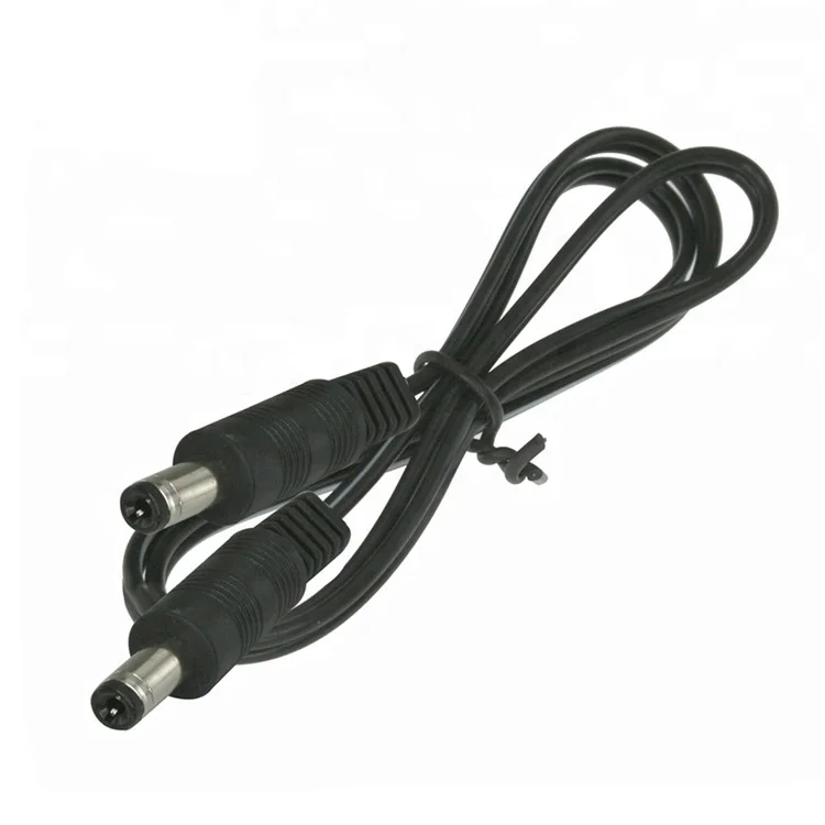 Factory Price China 20 18 2464 AWG Dc Cable 5.5*2.1 5525 Plug Male To Male Dc Power Cable