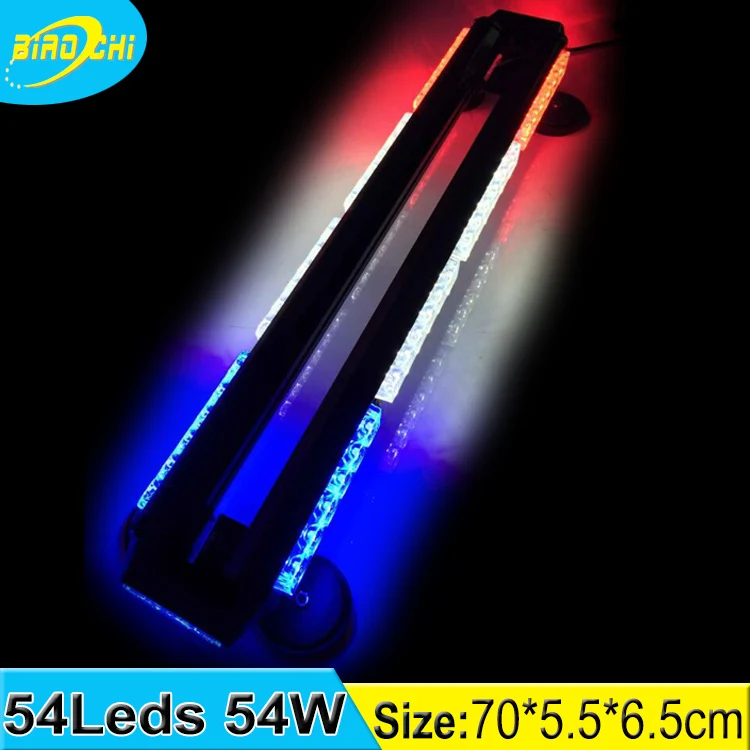 12 В/24 В светодиодный светофор магнитное крепление портативный синий белый красный светодиод предупреждения полиции свет бар