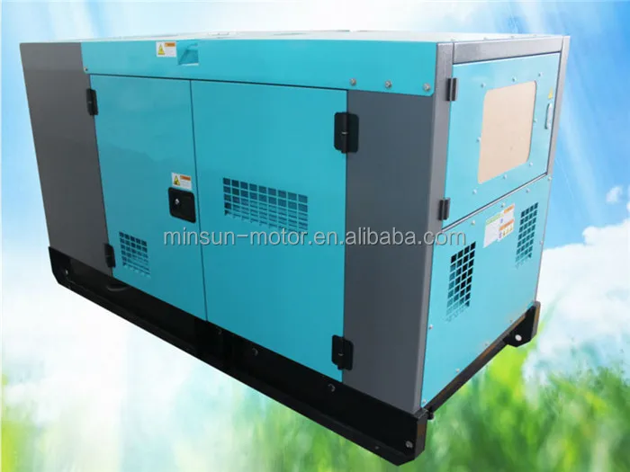 Weifang KOFO Ricardo diesel engine generator set with AVR electrical soundproof electrical plant power