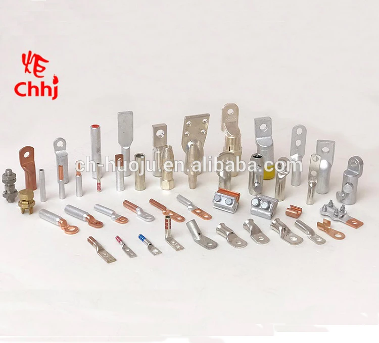One or Double Holes Copper  Aluminum  Bi-Metal Compression Types Terminal Cable  Lug