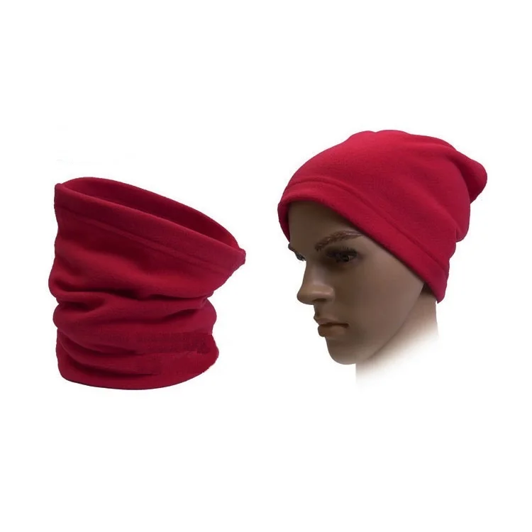 Solid Polar fleece Neck Tube Warmer Snood Scarf