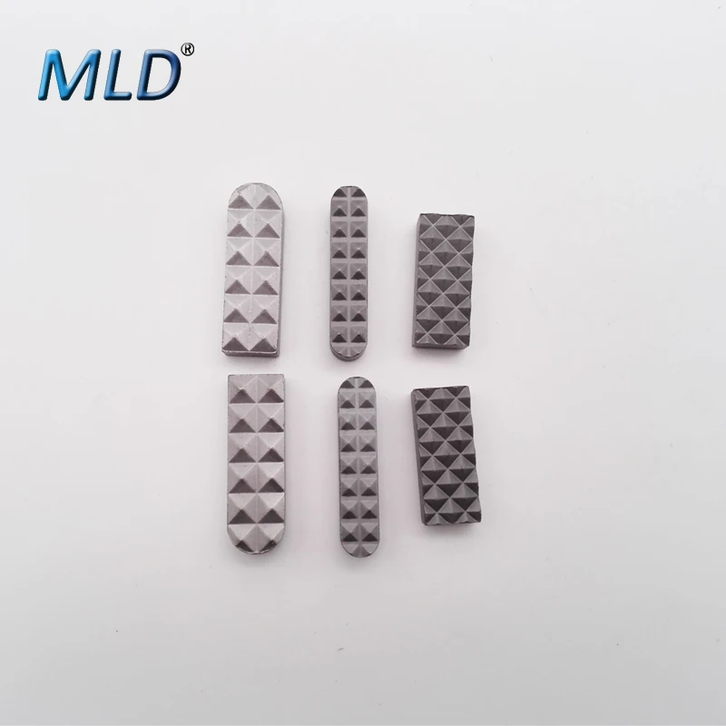 Customized solid carbide jaw clamping insert carbide gripping pads for chuck jaw
