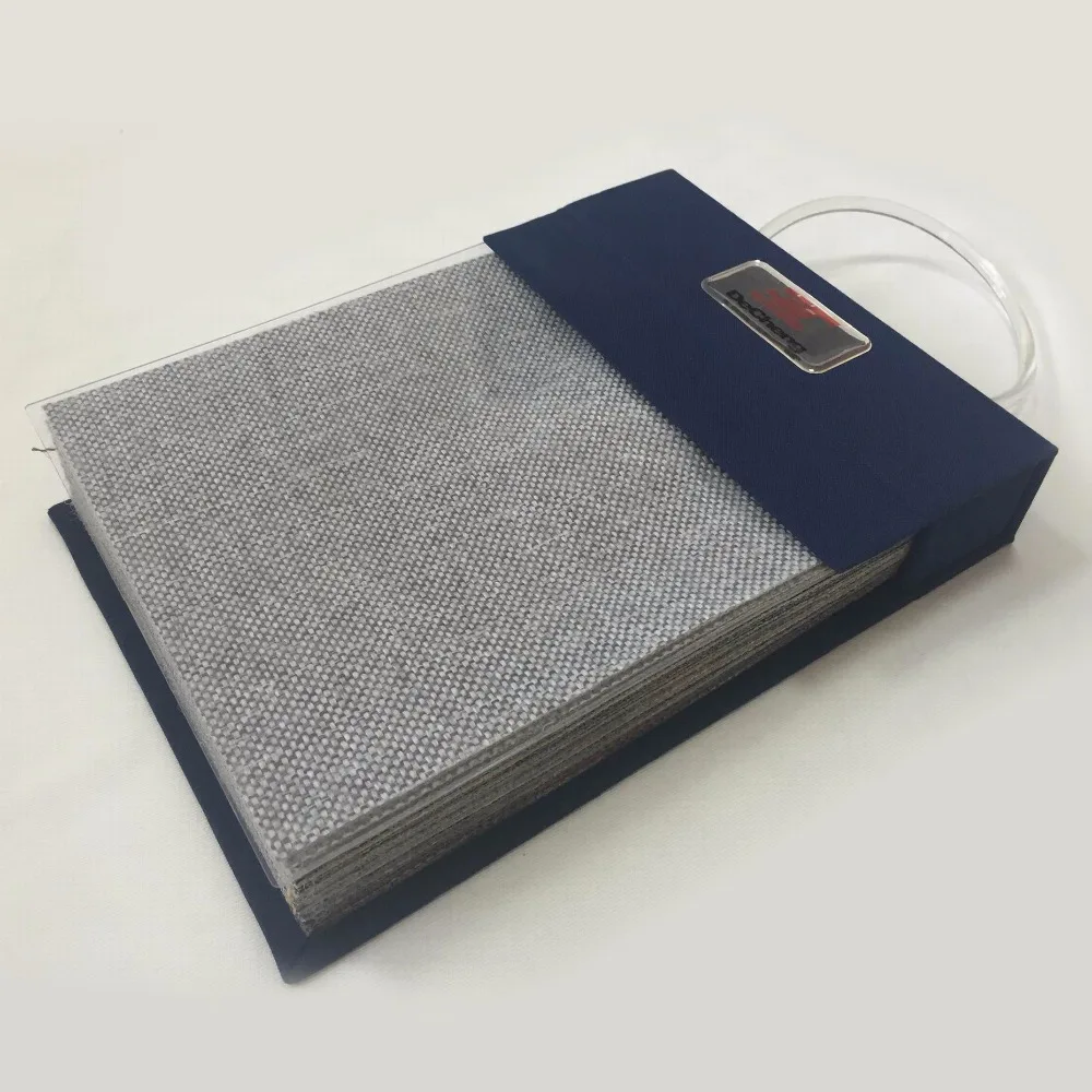 Современный DC-01-91 каталогу тканей папки изготовленный на заказ пустая книга папка для документов