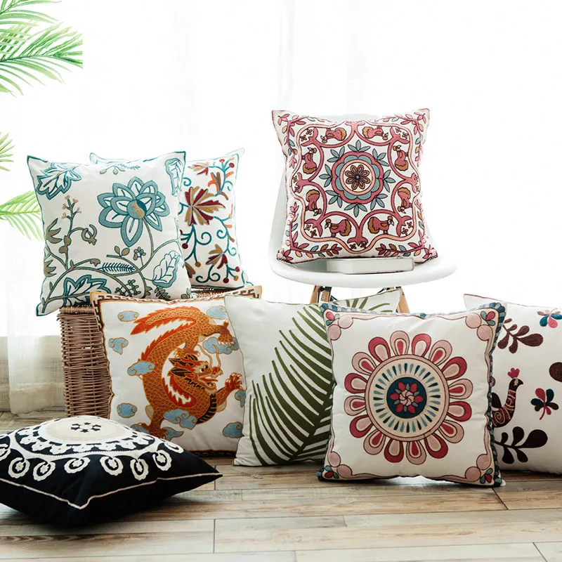 2019 News flower style Custom pillow case for office