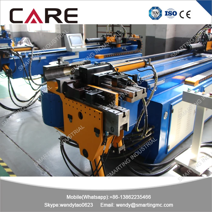 Hydraulic CNC 3 inch pipe bender, exhaust pipe bender, hydraulic pipe bender machine