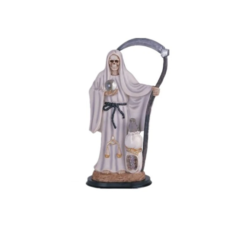 Прямая продажа с фабрики Amazon, черная статуя мрачного Жнеца для декора на Хэллоуин