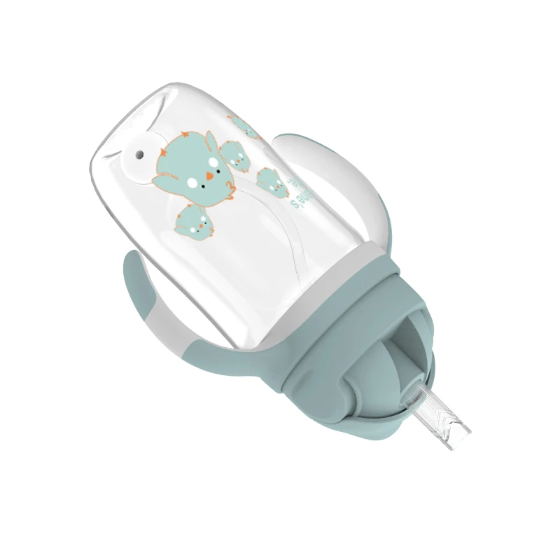 Eco-friendly Tritan magic straw sippy water drinking baby training cup