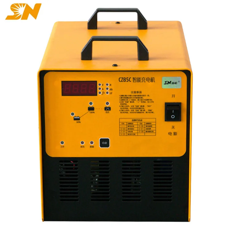 Shineng CZB5C E48V 65A multi car battery charger ev dc fast charger for forklift battery pallet golf cart stacker