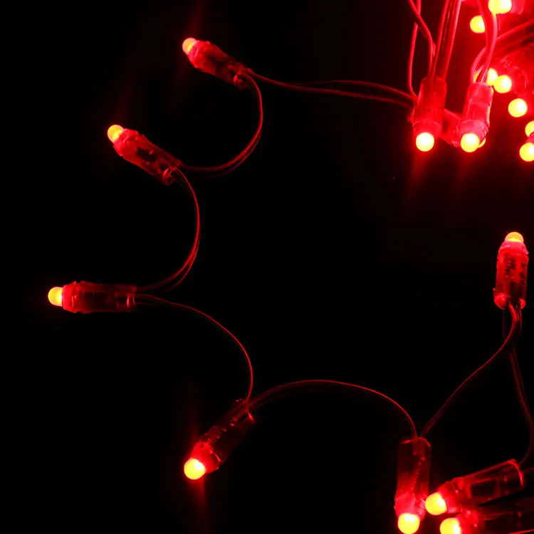 12 мм 5 в В Рождественский светодиодный IP67 Водонепроницаемый Полноцветный WS2801 адресный