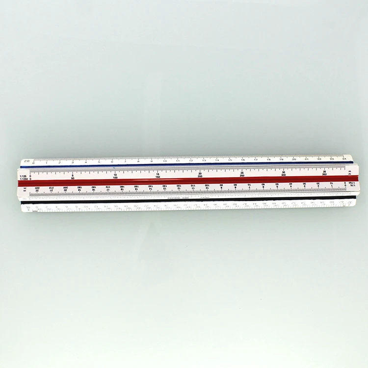 TR32525 plastic ARCHITECT triangular scale ruler