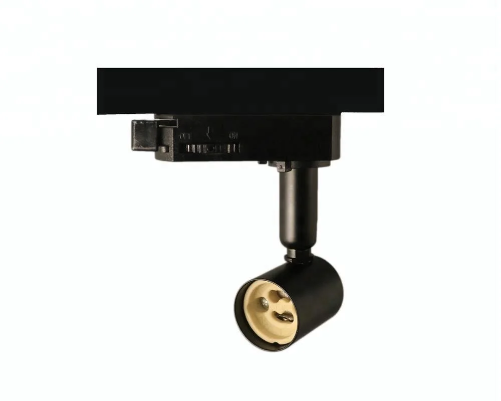 Регулируемый патрон лампы E27, меняющий цвет, линия света, светодиодный прожектор, рельсовый светильник, корпус