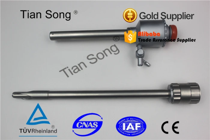 Medical laparoscopic trocars(Stainless steel/Threaded)