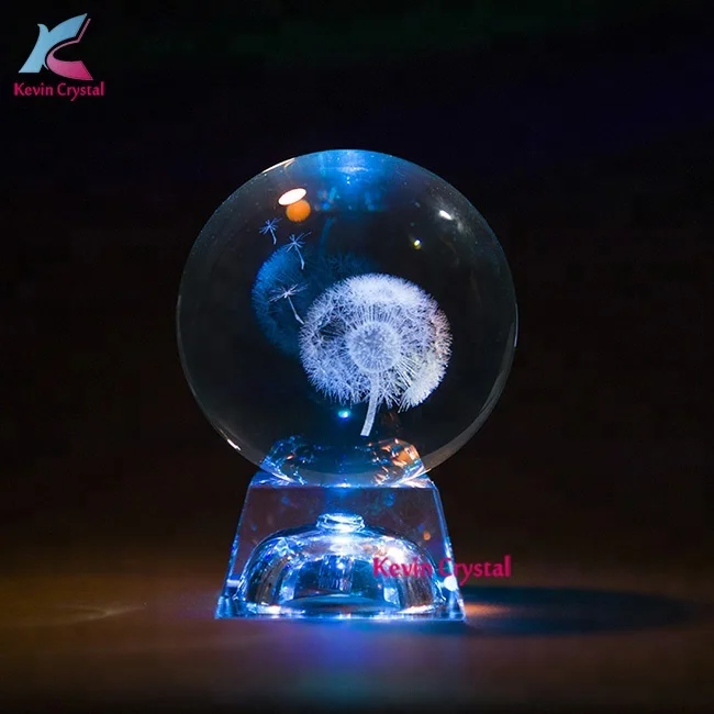 K-6007 image cube wholesale quality K9 3d crystal ball