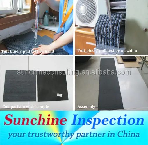 
Carpet Tiles Final Inspection / Pre-Shipment Inspection / Product Quality Control Inspection & Tests 