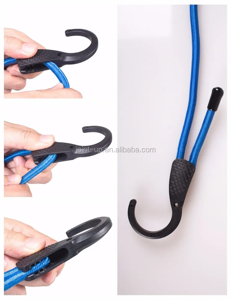 1.5M Adjustable Vehicle Auto Bicycle Motorcycle Elastic Luggage Bondage Rope Cord with Hooks and Flexible Car mount clothes line