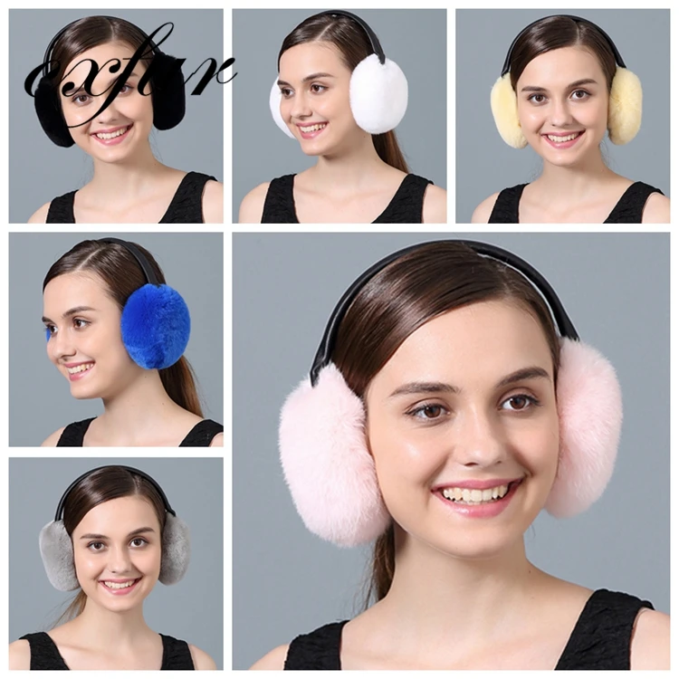 CX-A-56A Рекс Наушники Зима Оптовая моды с натуральным кроличьим мехом детские наушники