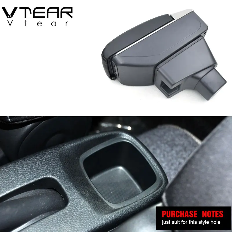 Vtear For Suzuki Sx4 Armrest Usb Charging Heighten Double Layer Storage Box Central Store Content Arm Rest Box Accessories 08-17