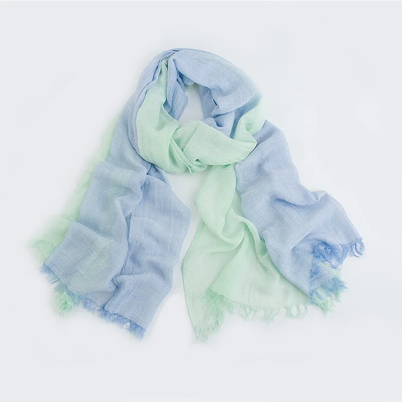 Fashion design viscose cotton wholesale square scarves