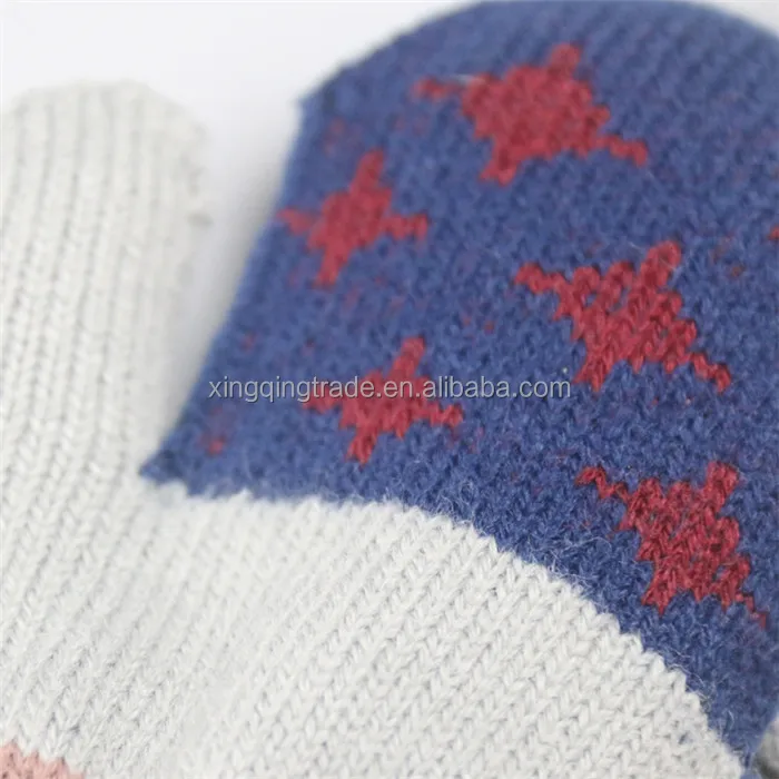 Winter Baby Boys Girls Knitted Gloves Warm Mittens Gloves for Children Toddler Kids