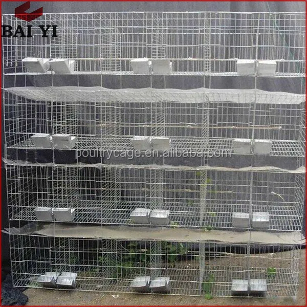 Новый дизайн, промышленная металлическая клетка для кроликов хорошего качества
