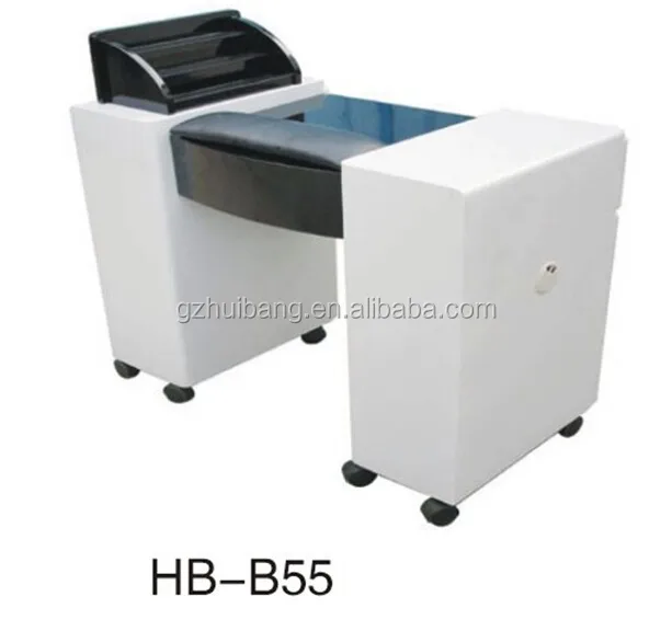 
modern white manicure nail desk / nail table sale cheap HB-B55 