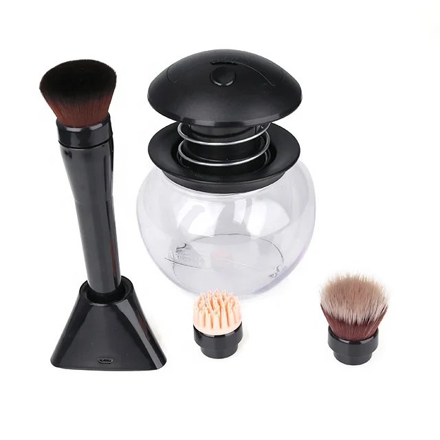 2020 New Product Professional Pro Makeup Brush Cleaner Dryer Kit Beauty Tool Cosmetic Brush 10 Sets Accept Private Logo Nylon
