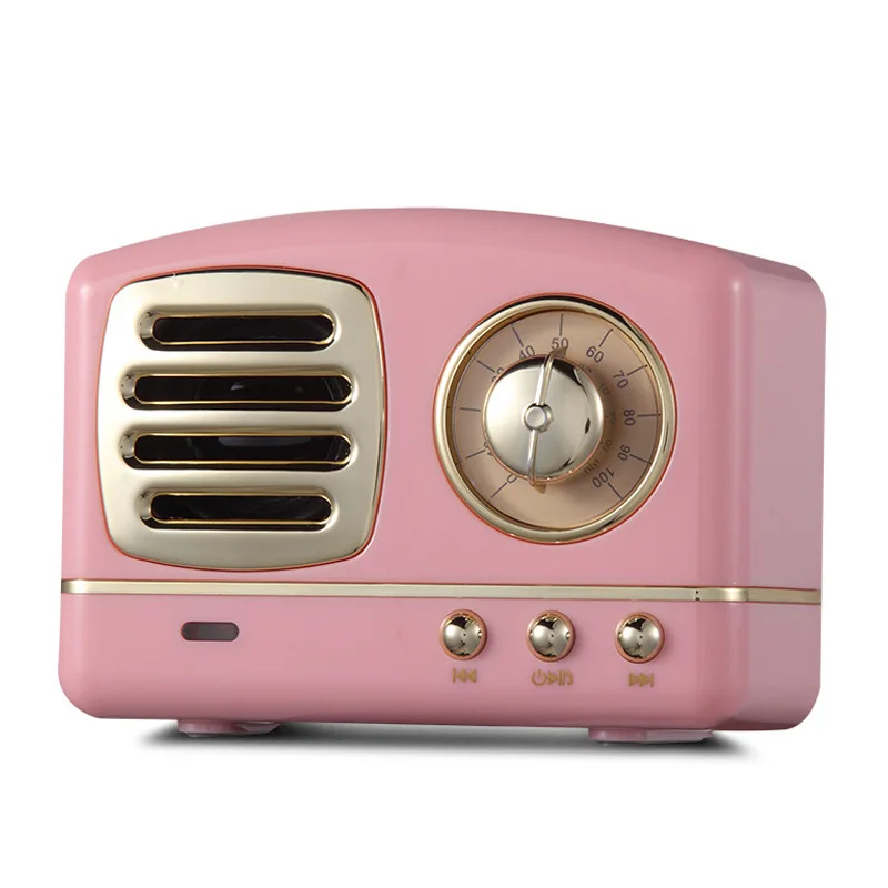 2018 Ретро Радио беспроводной динамик винтажный Ностальгический тяжелый бас 3d стерео объемный Hifi динамики Поддержка Tf