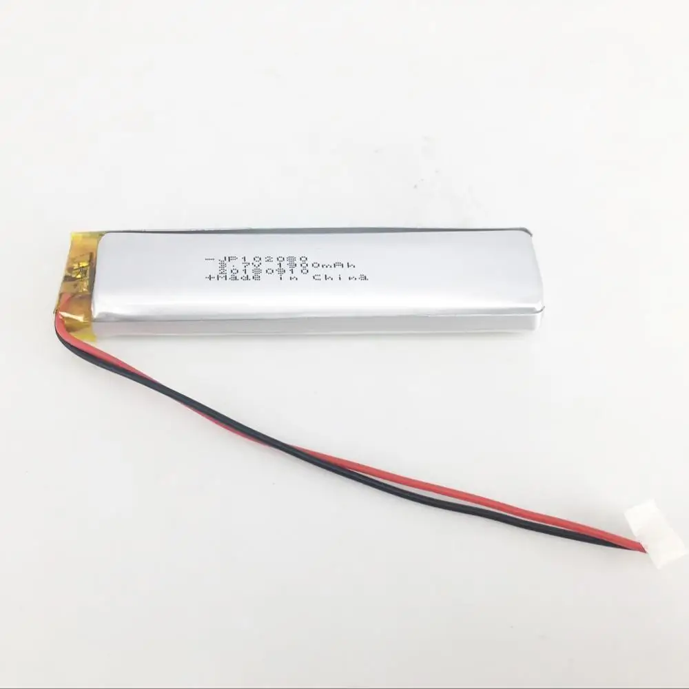 Shenzhen high capacity lipo battery 102080 1900mAh battery for heater