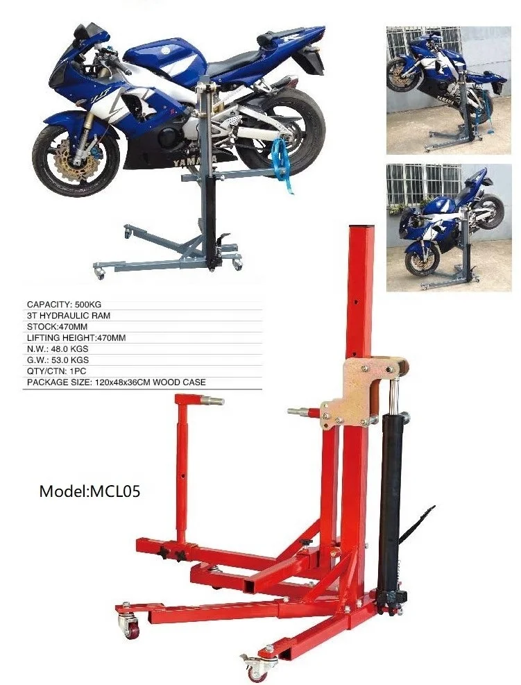 500KG Motorcycle Lift ATV Jack Stand