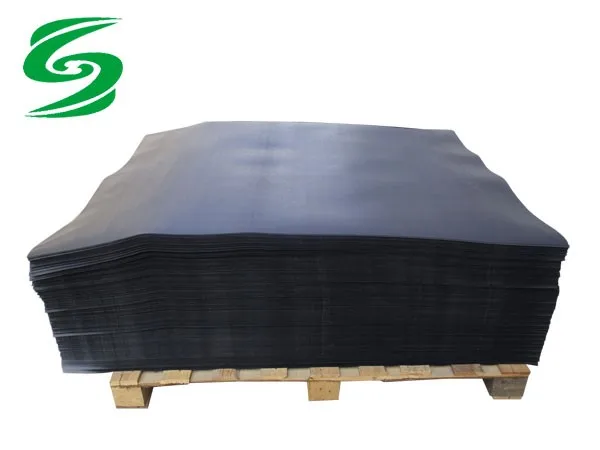 Non Slip Black Plastic Slip Sheet Work With Forklift Attachments for Storage and transfer