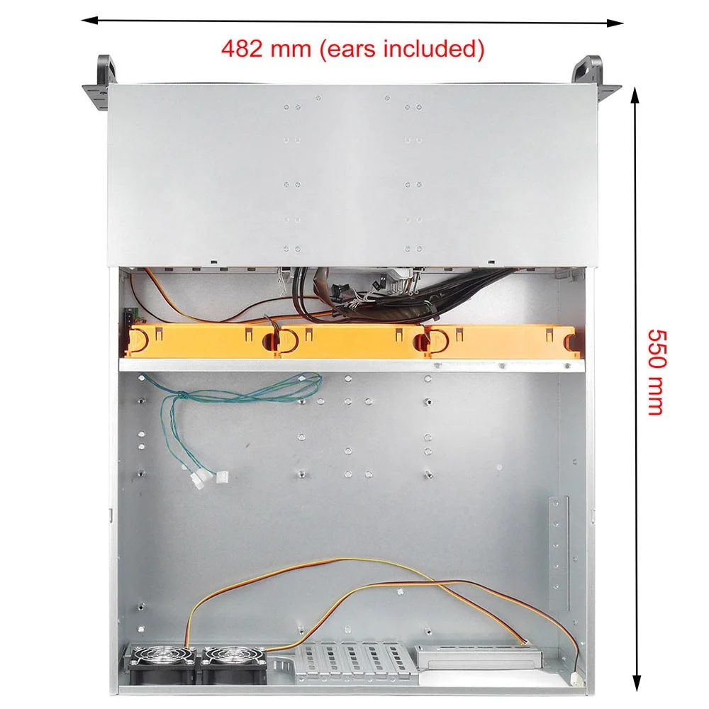 PC Computer Industrial Rack Mount Server 3U Chassis Case