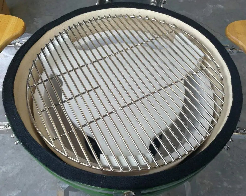 Heat Deflector Smoking Stone  Pizza Stone Plate Setter with 3 legs