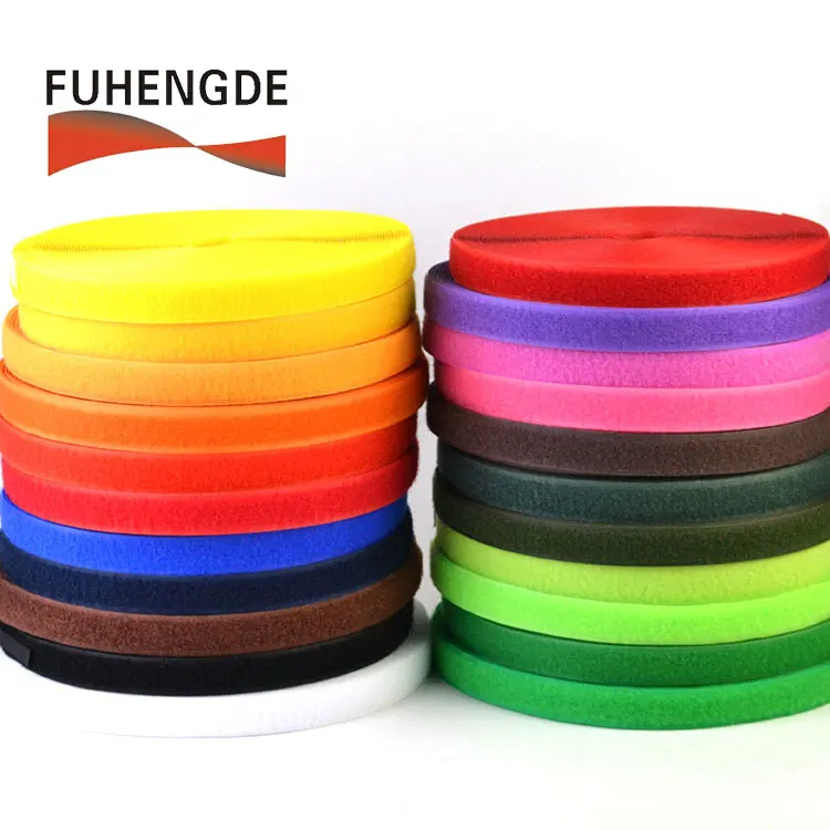 Factory 3Mm fastener tape sticky back self adhesive hook and loop with custom size and shapes