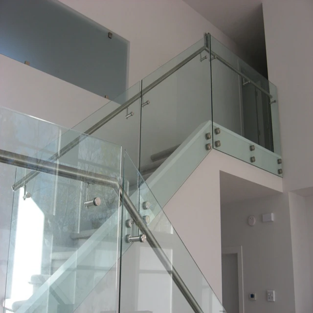 Decorative Modern Stone Stair Glass Stair Railing/Stair Barrier