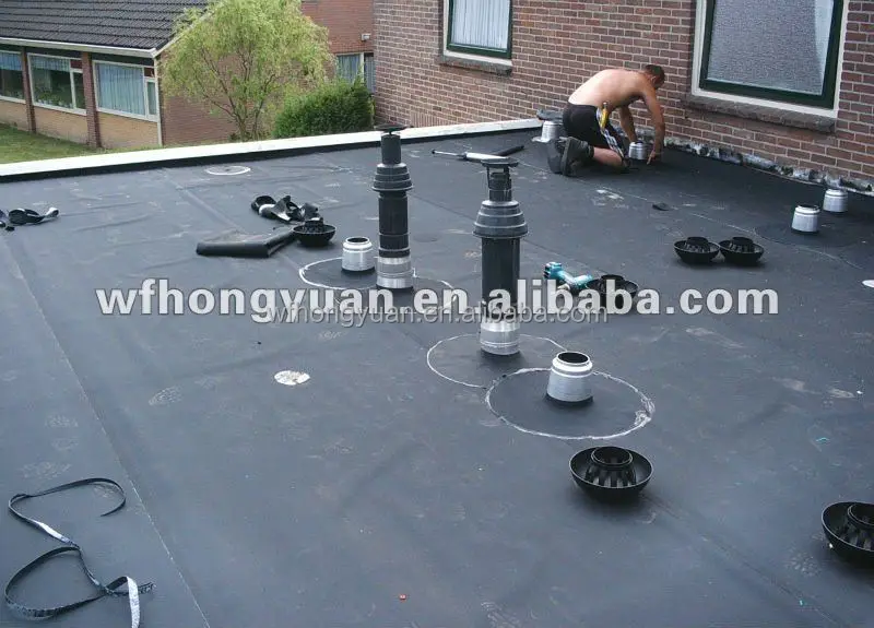 
Epdm rubber roof waterproof membrane(High quality, low price) 1.2mm/1.5mm/2.0mm 