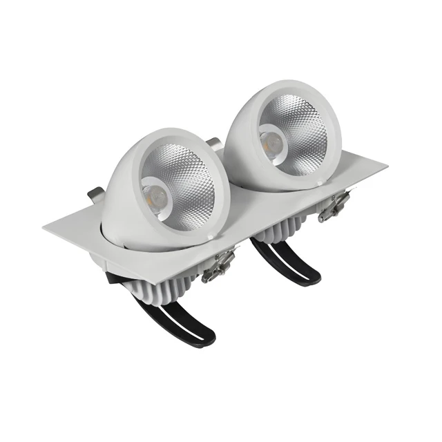 Высокая мощность высокий люмен 5 дюймов 6 дюймов 7 дюймов 8 дюймов 220 мм вырез гиростабилизатор светодиодный светильник 30 Вт 40 Вт 50 Вт