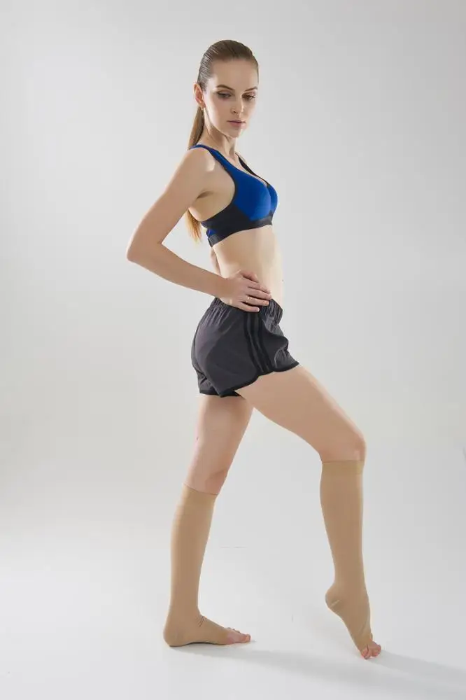 32-46mmHG Best Medical Elastic Compression Stocking Factory Price Good quality with medical certification